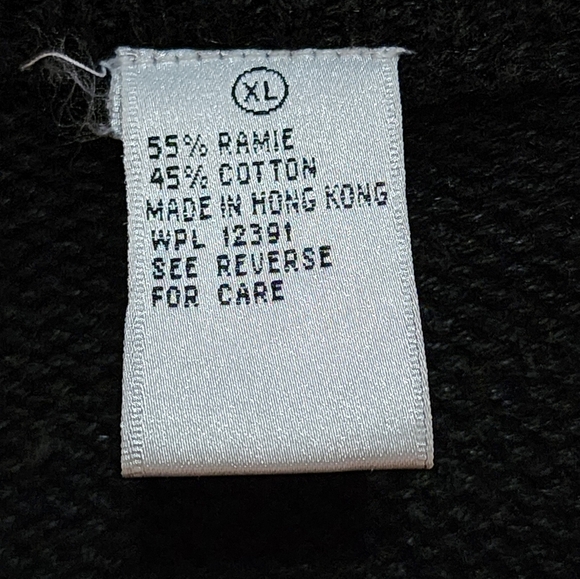 Vintage Mens Portraits Black Cable Knit Sweater Vest XL Unisex Academia - Picture 10 of 11